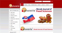 Desktop Screenshot of potravinarstvo.com